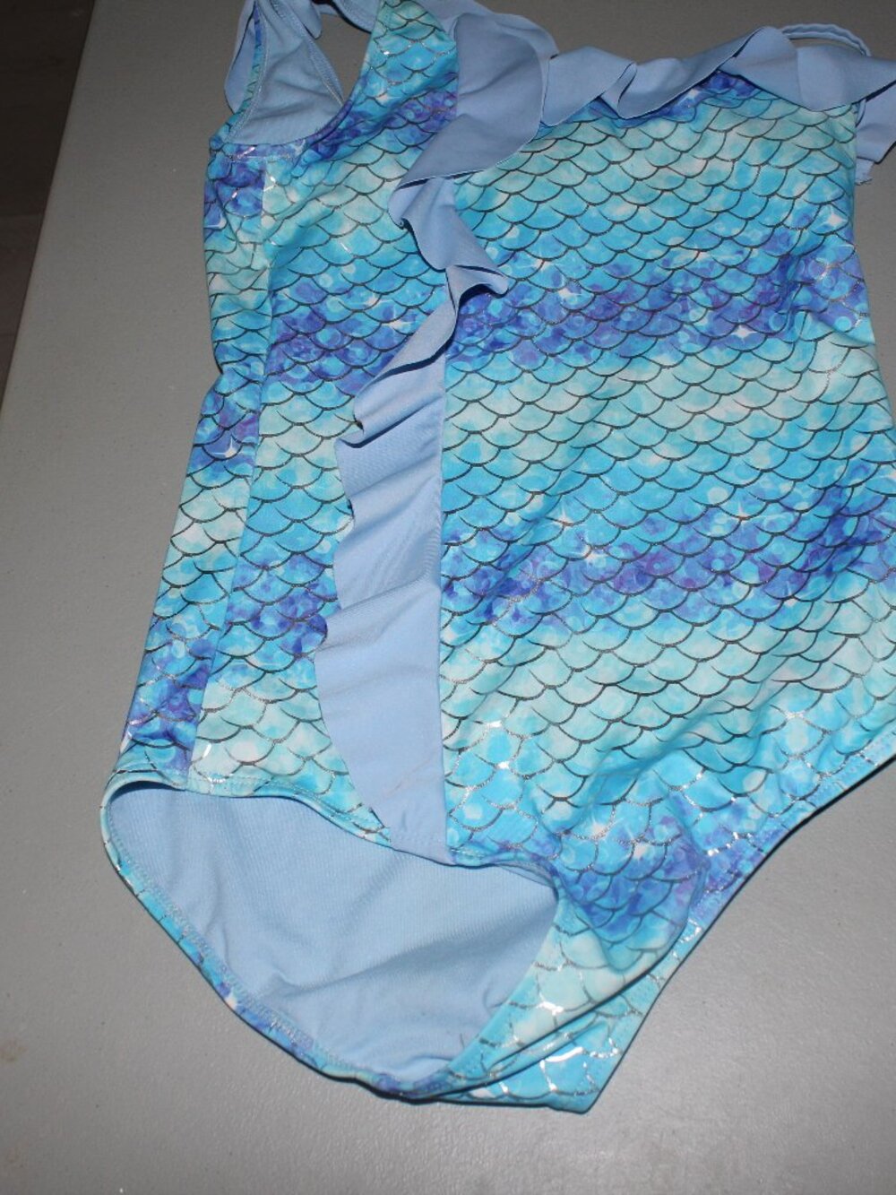 Blue Mermaide 1 Pcs Justice Swimsuit Size 14